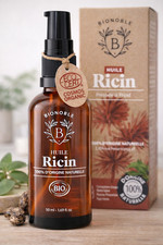 Huile de Ricin Bio Bionoble 50ml – Naturelle – Visage Cheveux Cils