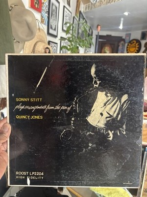 Sonny Stitt ROOST LP 2204 MONO ''PLAYS ARRANGEMENTS FROM THE PEN'' JAZZ LP Vg Hear