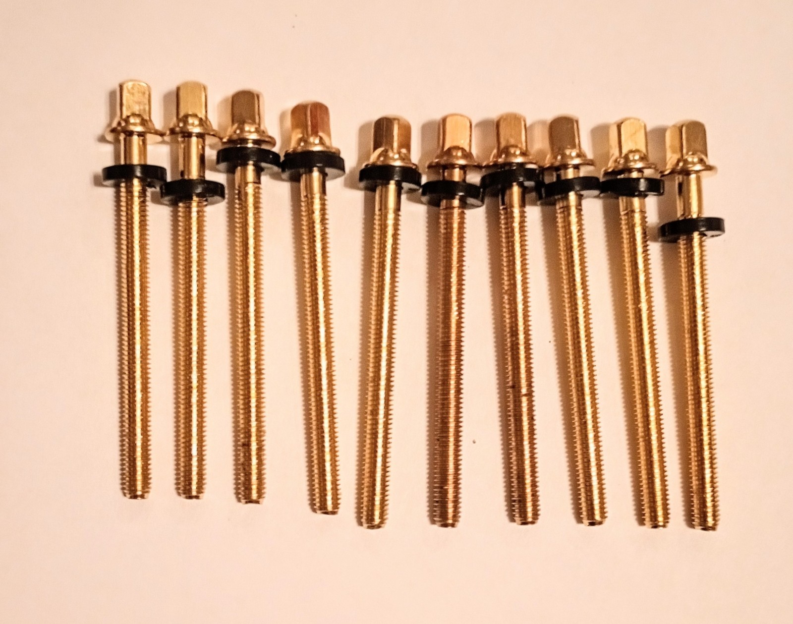 DW GOLD TENSION RODS SET OF 10 2.25" TP30 THREAD - FREE SHIP TO C-USA!