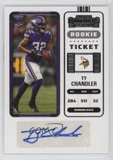 2022 Panini Contenders Rookie Ticket Ty Chandler #230 Auto 1k5