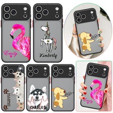 Animal Phone Cover For Samsung Galaxy S25 S26 iPhone 17 Pro 16 Custom Matte Case