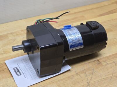 Leeson DC Gearmotor M1125006.00, 90 VDC, 0.8 Amp, 1/17 HP, 300 RPM, 985.630H