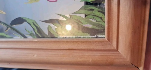 Hermoso espejo de pared vintage de Winnie The Pooh de Disney marco de madera 2000 - Imagen 2 de 5