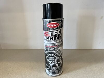 Case of 6   Sprayway SW930 Low Pro Tire Shine, 14 oz ea  Free Shipping!