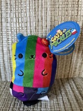 RARE Cats vs Pickles - Test Pattern 4" Beanbag Soft Plush New With Tags NWT 155