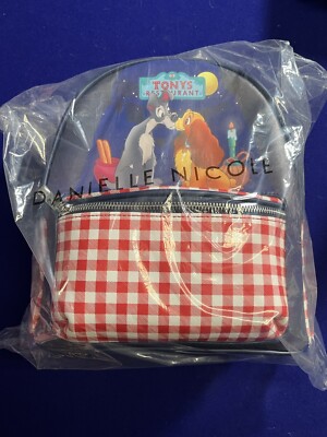 danielle nicole lady and the tramp mini backpack DANIELLE NICOLE DISNEY LADY & THE TRAMP KISSING MINI BACKPACK NEW~