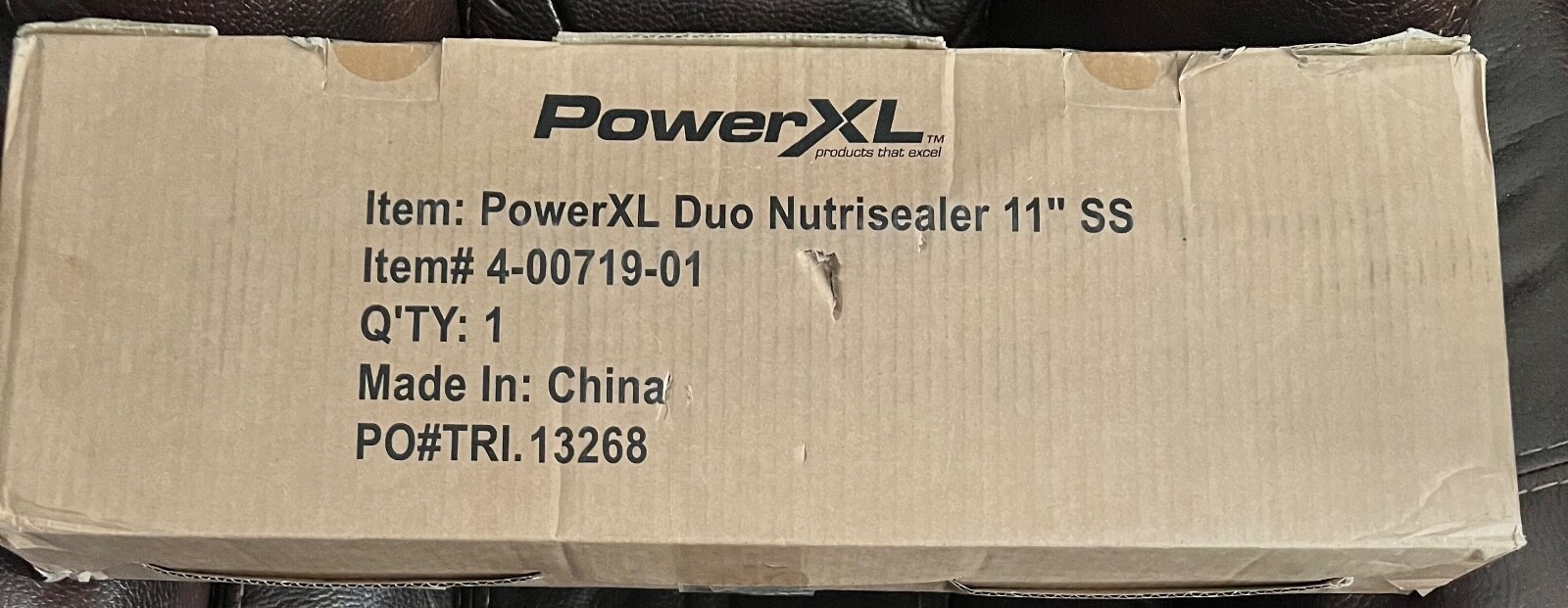 PowerXL Duo Nutrisealer 11" BLACK vacuum sealer 4 Rolls brand new