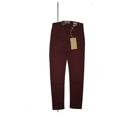 LTB Melina Jeans 7/8 Ankle Trousers Low Rise Super Slim Stretch W28 L28 Bordeaux NEW