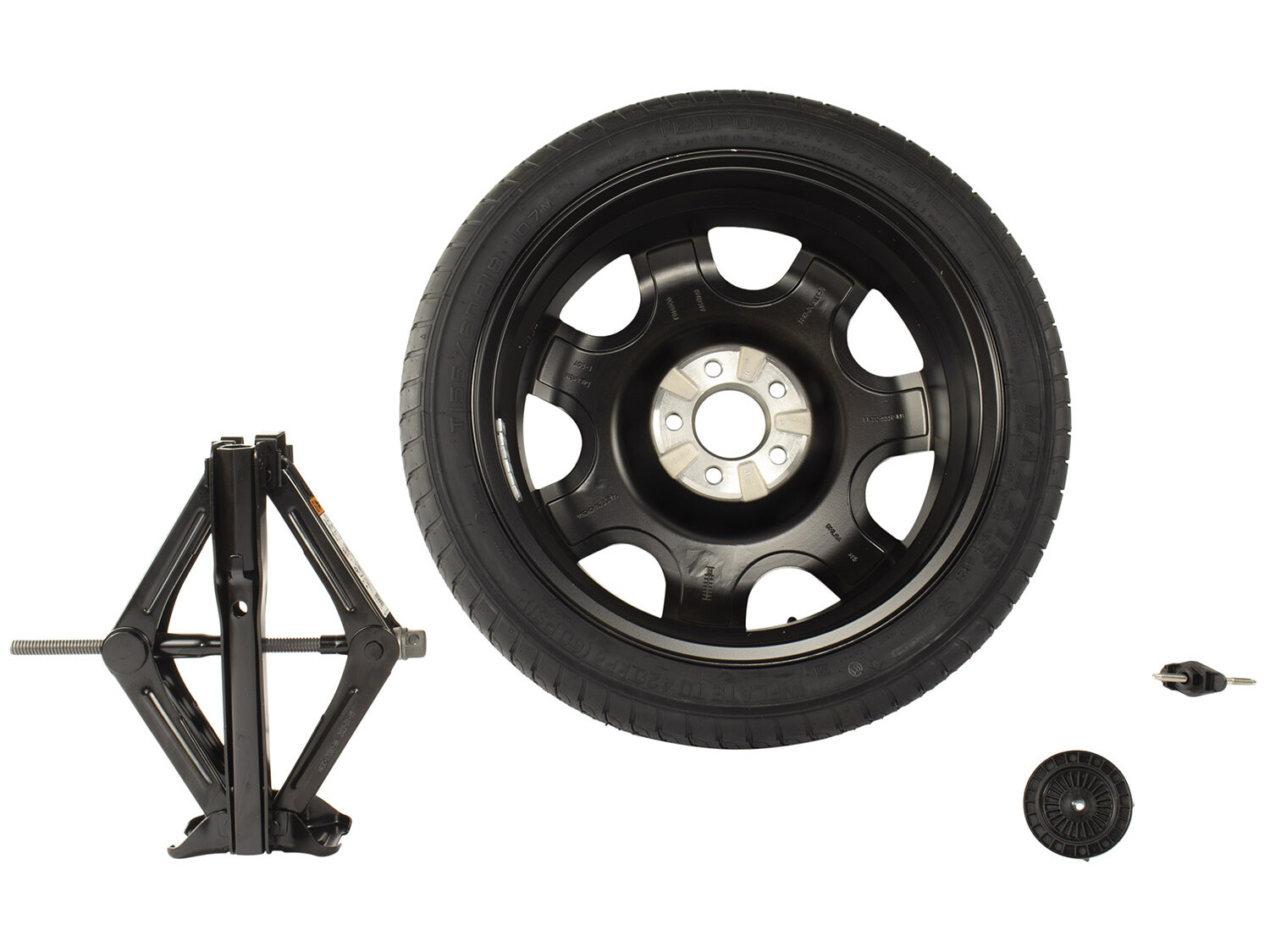 MUSTANG 20152022 Spare Tire Kit for V6, I4 and GT Coupe 18" X 5