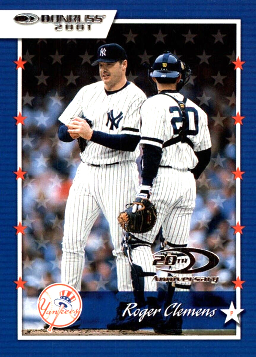 2001 Donruss #22 Roger Clemens New York Yankees
