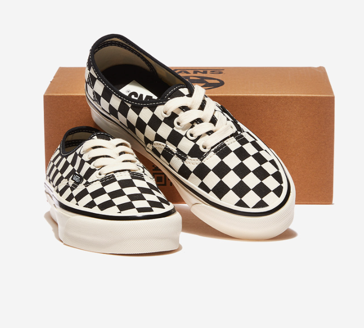 ☆VANS☆ MTE Authentic Reissue 44 Checkerboard Marshmallow B Vans Authentic Reissue 44 Checkerboard marshmallow black