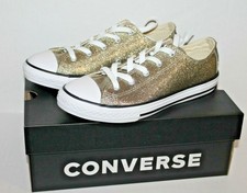 black and gold glitter converse
