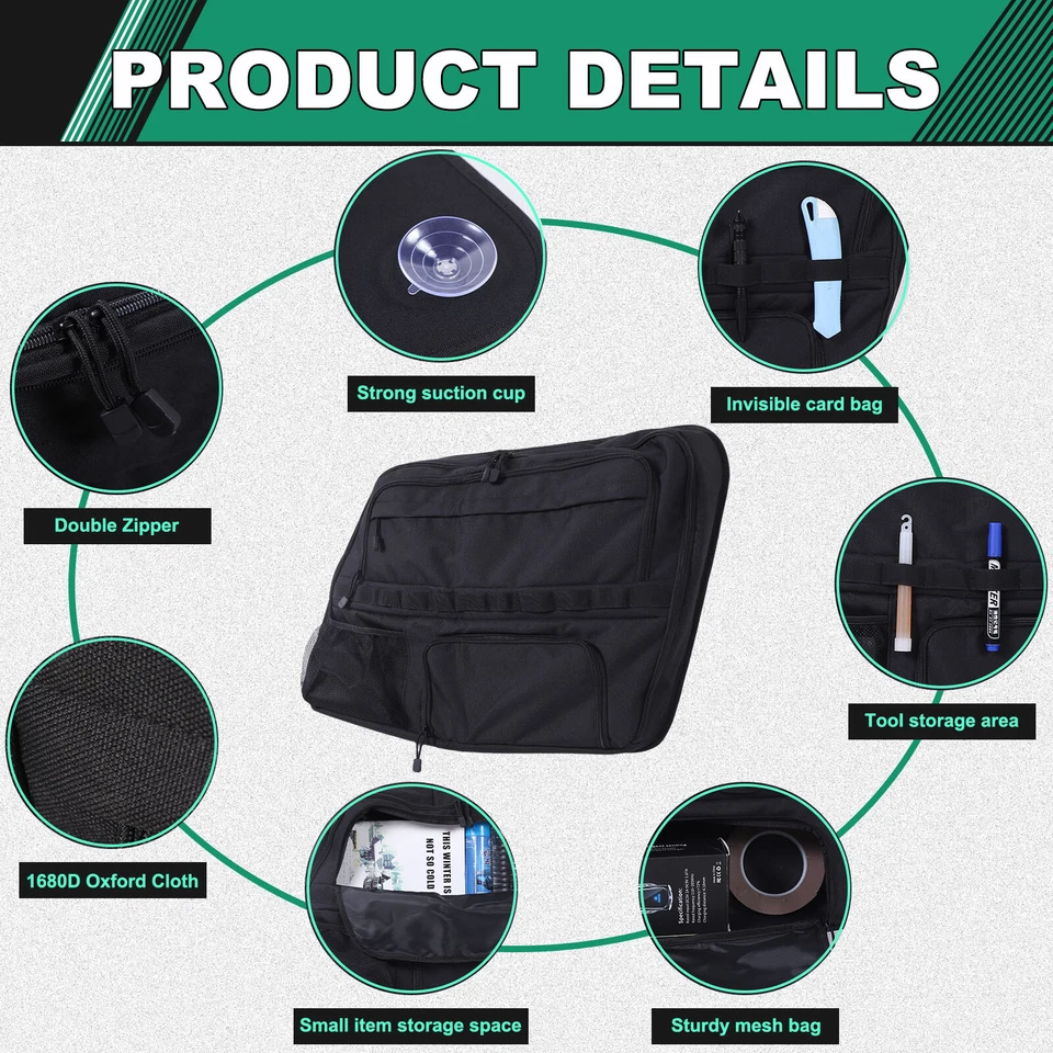 Органайзер карман багажник сумка для хранения со стороны заднего стекла со стороны водителя для Honda Pilot 2008 - Изображение 3 из 4