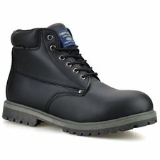 Mens Walking Hiking Waterproof Military Combat Work Ankle Biker Boots Shoe Size