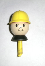 1970 Fisher-Price Jiffy Dump Truck Original Replacement Part WOOD LITTLE DRIVER