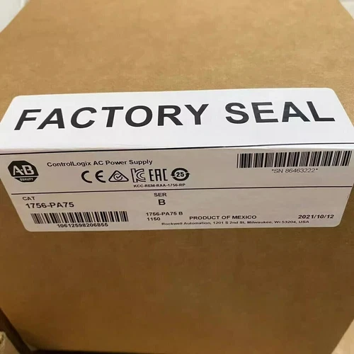 Nueva fuente de alimentación Allen Bradley 1756-PA75 serie B ControlLogix 240V/ - Imagen 1 de 7