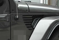 2pcs Fender Sticker Accessories For Jeep Wrangler JL/JT Gladiator 2019+ 2025