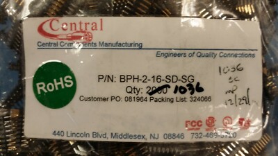 (10pcs) BPH-2-16-SD-SG Headers and Edge Type Connector