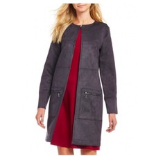 NWT Women's Topper Jacket Zip Pocket H Halston Size XS $199.00 Jentacular