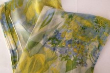 New Long Wrap Shawl Scarf Multi Floral 58"x33" 100 Silk Wholesale Available
