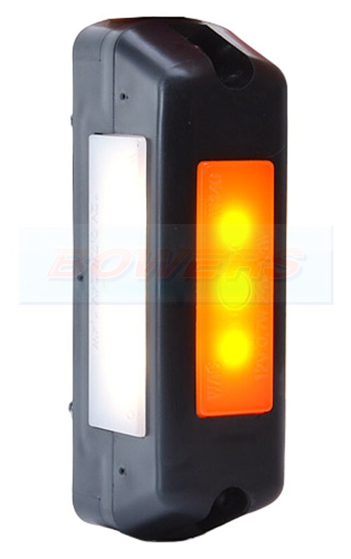 WAS W140 Neon LED Red White Amber End Outline Marker Light Lamp Trailer Caravan
