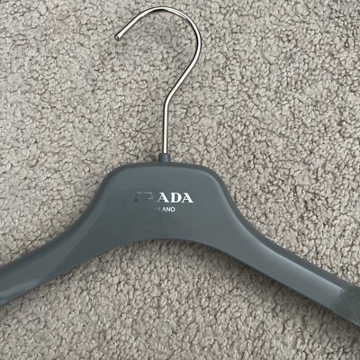 PRADA MILANO GREY PLASTIC 14 DRESS SHIRT COAT HANGER | eBay