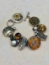 RARE Mars & Valentine Bohemian Design Women's Charm Statement Bracelet