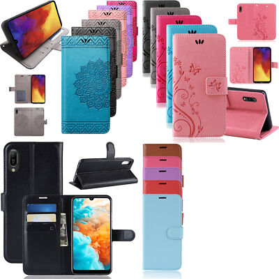 Huawei Y6 2019 Handy Tasche Hülle Handyhülle Wallet Case Schutz Schale Etui TPU