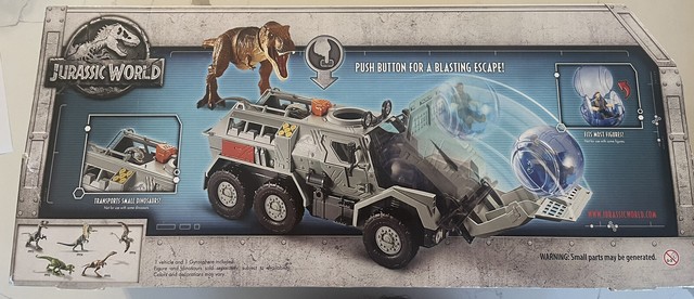 Mattel Jurassic World Gyrosphere Blast Vehicle for sale online | eBay