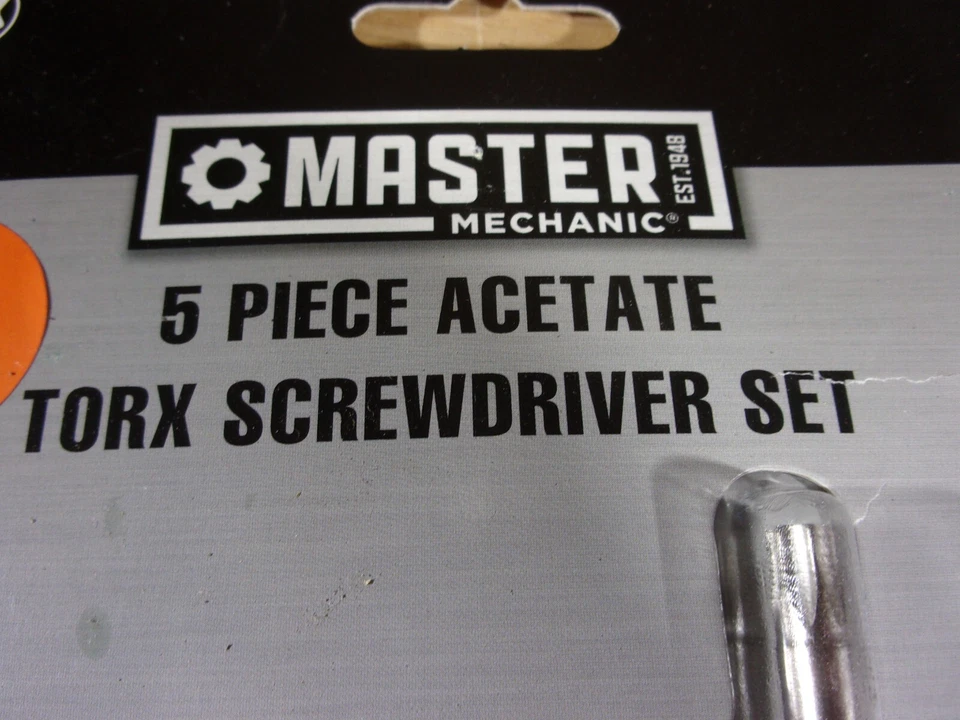 NEW MASTER MECHANIC 5pc. TORX SCREWDRIVER SET  # 167488 - Image 2 of 3