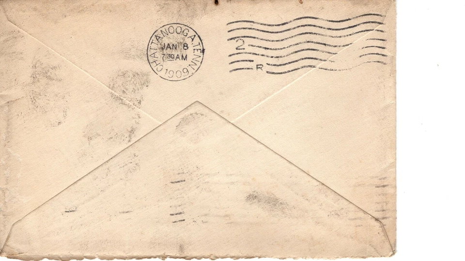 ROCHESTER, NY TO CHATTANOOGA, TENN  1909 FDC9026 - Image 2 of 2