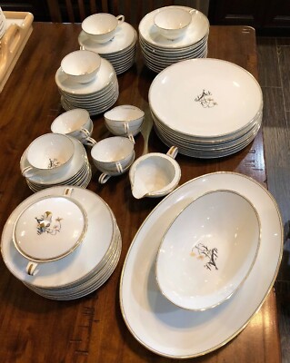 71 pcs Rare Vtg Beautiful Noritake China DIANA #5522 Set 1954-1960