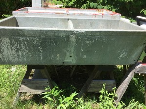 Details About Antique Vintage Old Deep Double Basin Soapstone Sink Laundry