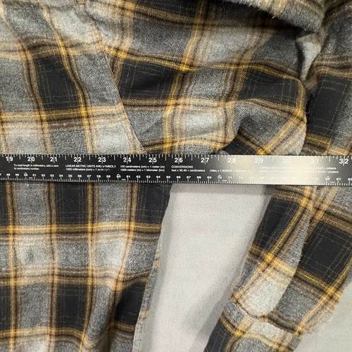 Wolverine Flannel Shirt Mens XL Checkered Work Construction Thick Warm Plaid - Picture 9 of 10