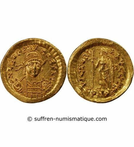 Pièces de monnaie antiques romaines or