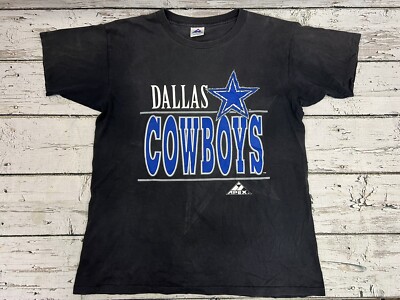 VTG Dallas Cowboys Apex One NFL Double Sided Single Stitch Football T-Shirt - L