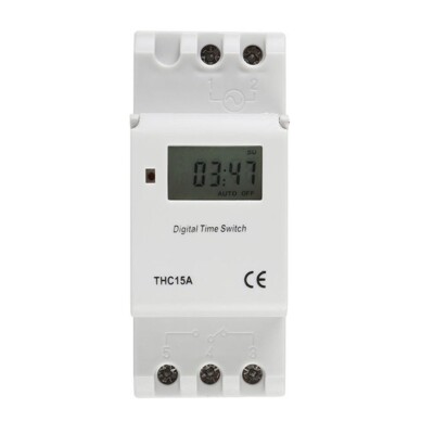 {''Time Relay Switch'':''Zeitrelaisschalter''} {''Digital LCD DIN'':''Digital LCD DIN''}