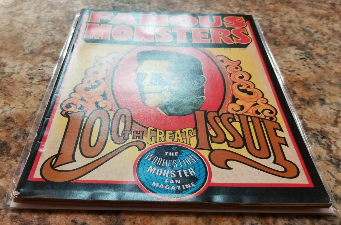Famous Monsters #100 Warren 1973 Excellant Copy! Frankenstein | eBay