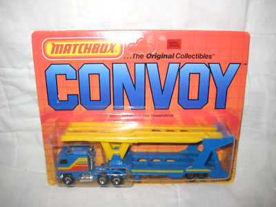 MIP Matchbox Convoy CY 1 Kenworth Car Transporter, Blue with Yellow/Orange
