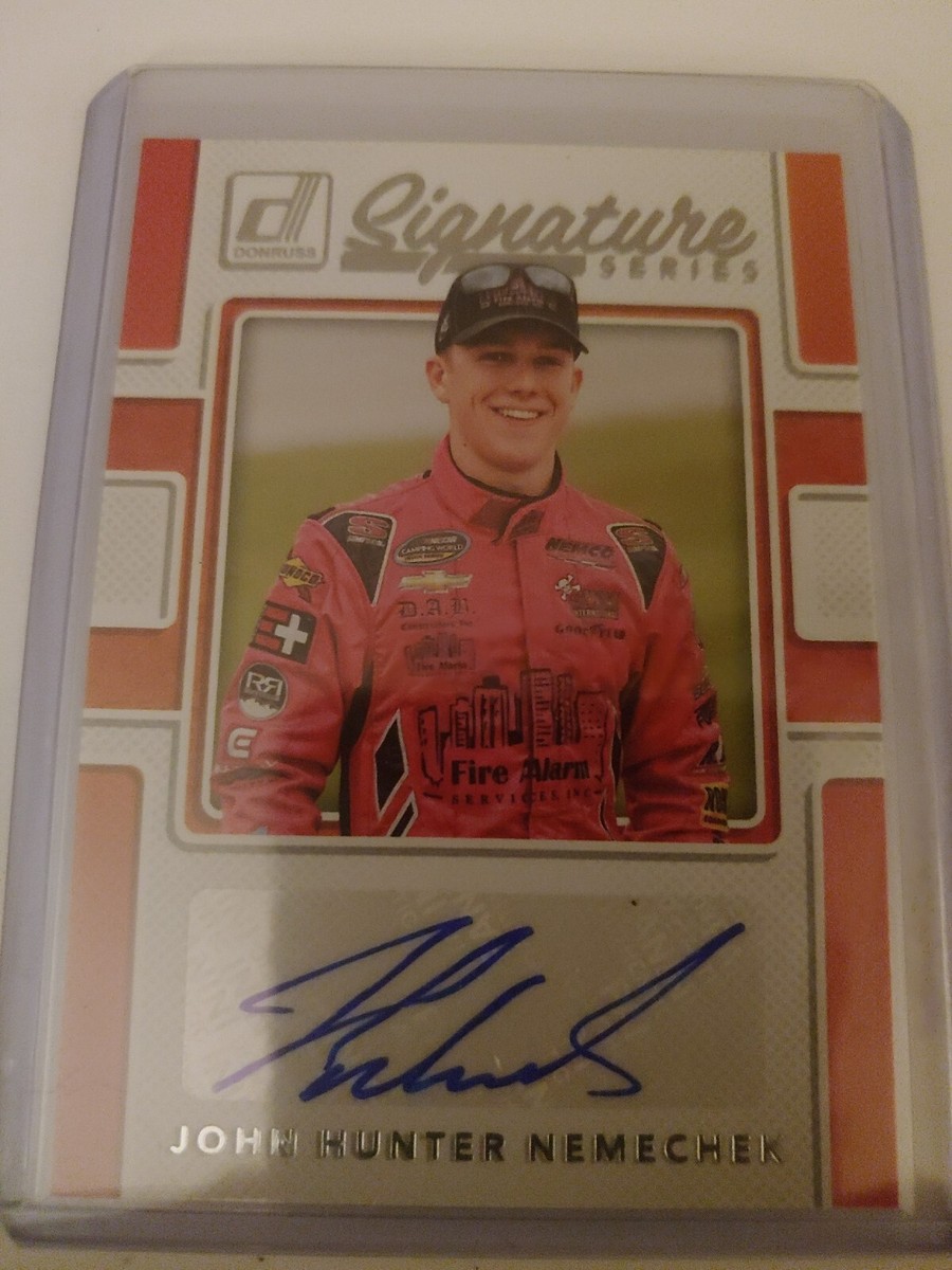 2018 Panini Donruss NASCAR Signature Series #SS-JN John Hunter