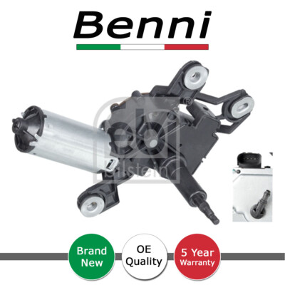 Windscreen Wiper Motor Rear Benni Fits VW Golf 2003-2013 Passat 2005-2011
