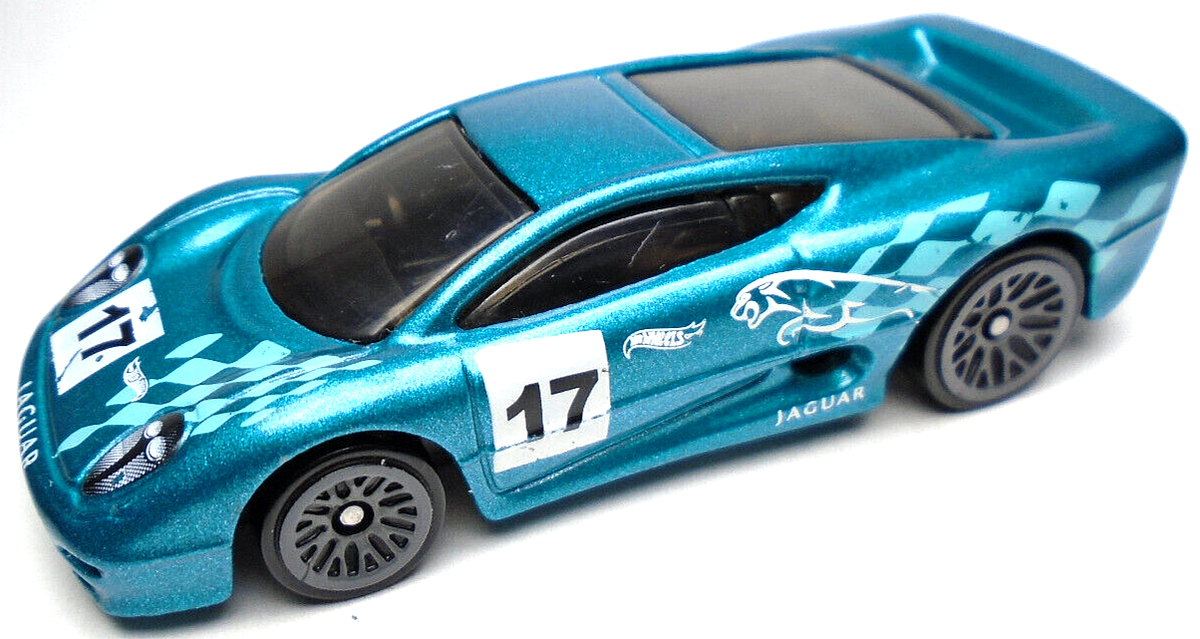 2020 HOT WHEELS JAGUAR XJ220 #17 BLUE 1:64 DIECAST 3