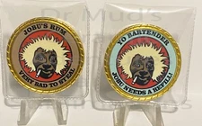 Fun Major League Movie Jobu's Rum Very Bad to Steal Jobu Needs a Refill Coin