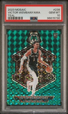 2023-24 Mosaic Victor Wembanyama - RC (true rookie) - Teal /75 