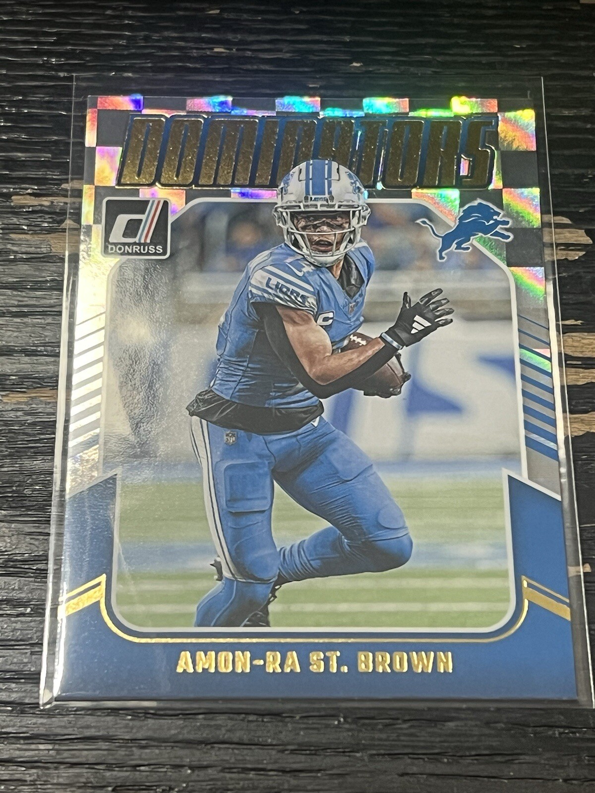 2024 donruss dominators amon-ra st. brown #28