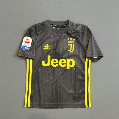 【希少サイズ】 Juventus 2018-2019 ユニフォーム Juventus Jersey 2018 2019 Third XS 7-8Y Boys Football Shirt DP0453