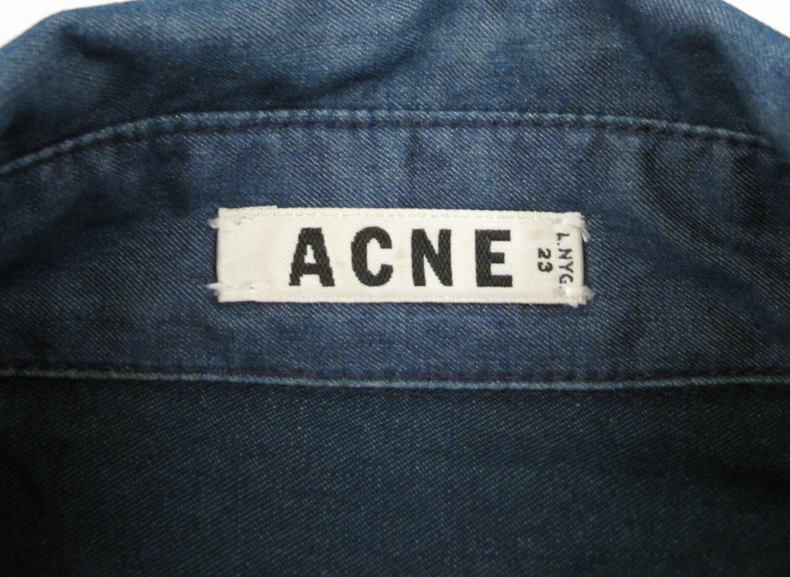 ACNE PRIMA PATCH Women's Denim Patchwork Vest But… - image 6