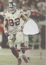 2019 Panini Luminance Vintage Materials Prime Gold #5 Michael Strahan Jersey /49
