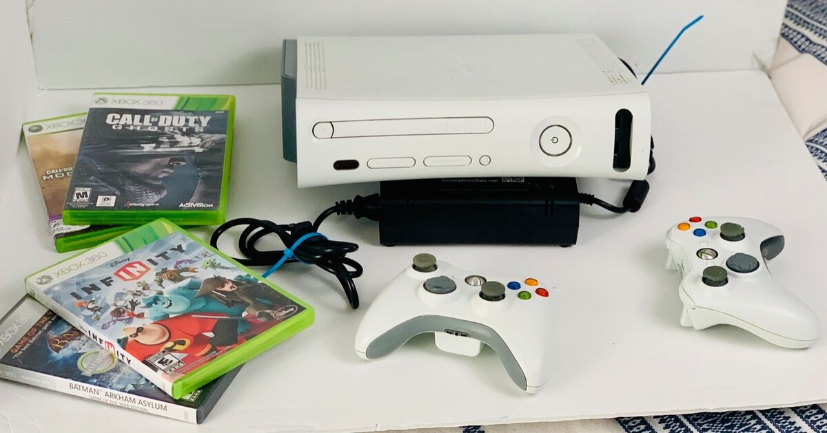 Console Xbox 360 Slim 250GB Branco - Microsoft - MeuGameUsado