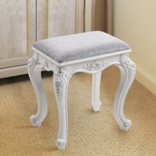 Dressing Table Stool Bedroom Vanity Makeup Bench Velvet Chair Piano Padded Seat